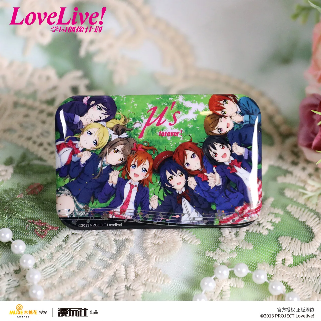 LoveLive! μ's Honoka Kotor Umi Eli Rin Maki Hanayo Tojo Nico China Official Authorization All Members Forever Series Badge
LoveLive! μ's Honoka Kotor Umi Eli Rin Maki Hanayo Tojo Nico China Official Authorization All Members Forever Series Badge