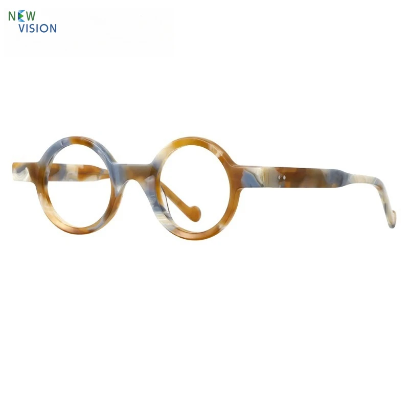 Round Women Glasses Frame Top-quality Acetate Small Size Retro Optical Color Blocking Men Myopia Presbyopia Prescription Eyewear
Round Women Glasses Frame Top-quality Acetate Small Size Retro Optical Color Blocking Men Myopia Presbyopia Prescription Eyewear