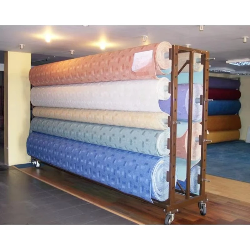 Розничная торговая стойка для ковров из тяжелого металла, заводская стойка для выставки товаров
Розничная торговая стойка для ковров из тяжелого металла, заводская стойка для выставки товаров