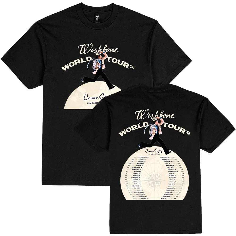 Wesbourne World Tour 2026 T-shirt Cannon Gray Fashion T-shirt Short Sleeve Loose Cotton Men's and Women's T-shirt Street Style
Wesbourne World Tour 2026 T-shirt Cannon Gray Fashion T-shirt Short Sleeve Loose Cotton Men's and Women's T-shirt Street Style