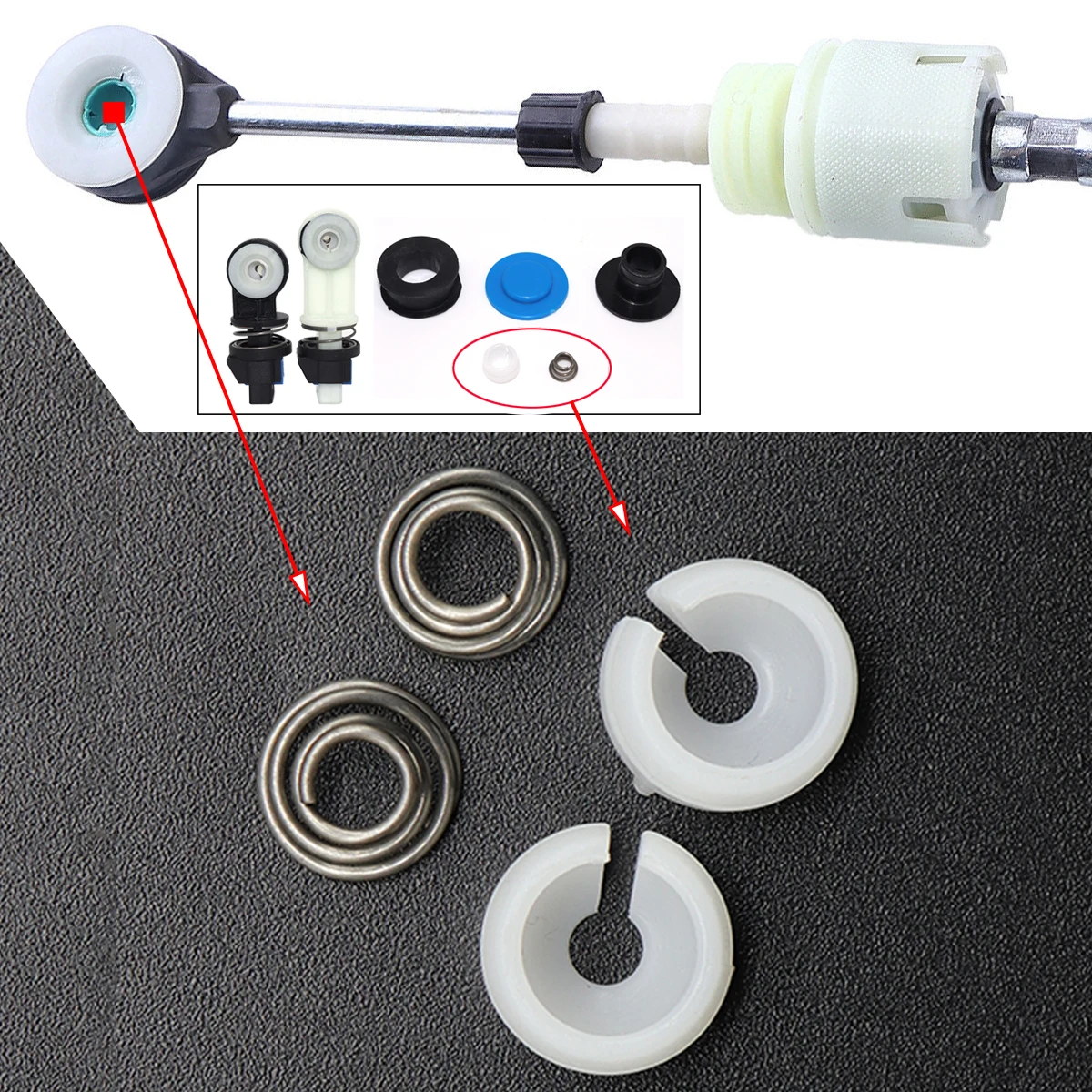 Manual Gear Cable Bushing End Shifter Lever Clip Spring kit For Chevrolet Cruze Vectra Spark Matiz Captiva Buick Regal Verano
Manual Gear Cable Bushing End Shifter Lever Clip Spring kit For Chevrolet Cruze Vectra Spark Matiz Captiva Buick Regal Verano