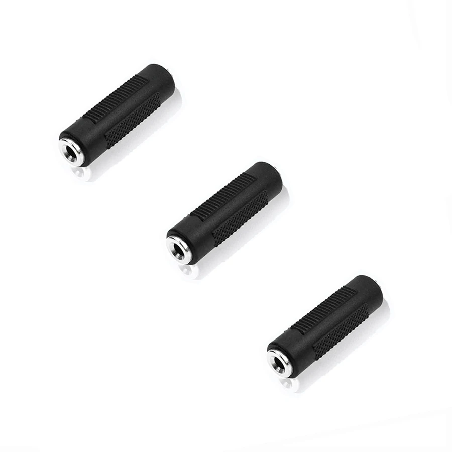 3/5PCS 3.5mm 1/8 TRS Stereo Jack Female to Female Adapter Connectors Coupler 3.5 mm Aux Adapter for 3.5mm Audio Cable Extension
3/5PCS 3.5mm 1/8 TRS Stereo Jack Female to Female Adapter Connectors Coupler 3.5 mm Aux Adapter for 3.5mm Audio Cable Extension