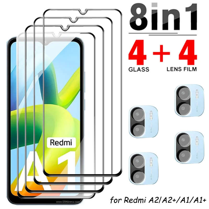 Tempered Glass For xiaomi redmi A2 Screen Protector redmi A1+ Camera protectors for redmi A 1 Glass Film redmi A1 película glass protector For redmi A1 plus accessories 
Tempered Glass For xiaomi redmi A2 Screen Protector redmi A1+ Camera protectors for redmi A 1 Glass Film redmi A1 película glass protector For redmi A1 plus accessories