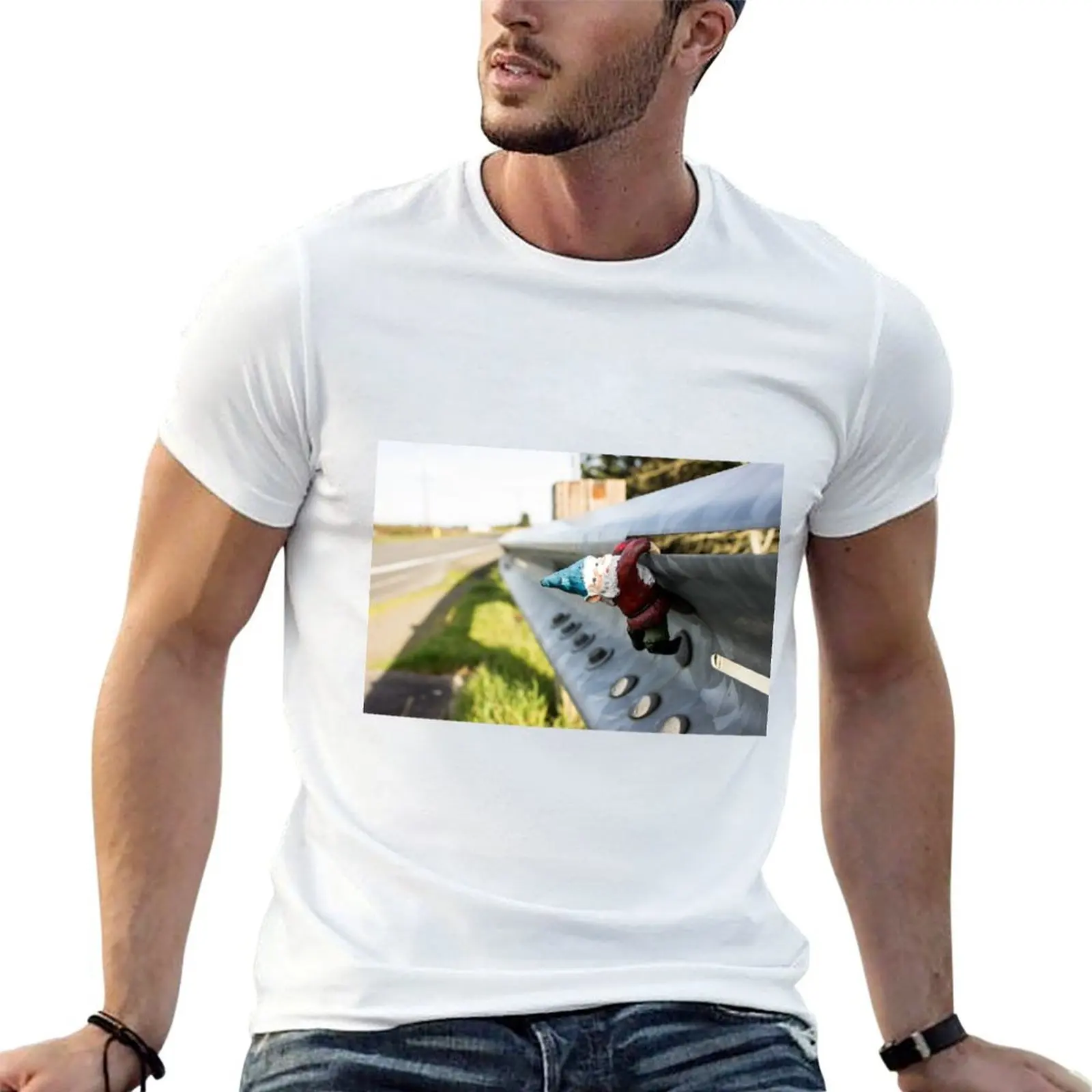 Guard Rail Gnome I T-Shirt anime tshirt man t shirt cotton high quality t shirt man plain T-shirt
Guard Rail Gnome I T-Shirt anime tshirt man t shirt cotton high quality t shirt man plain T-shirt