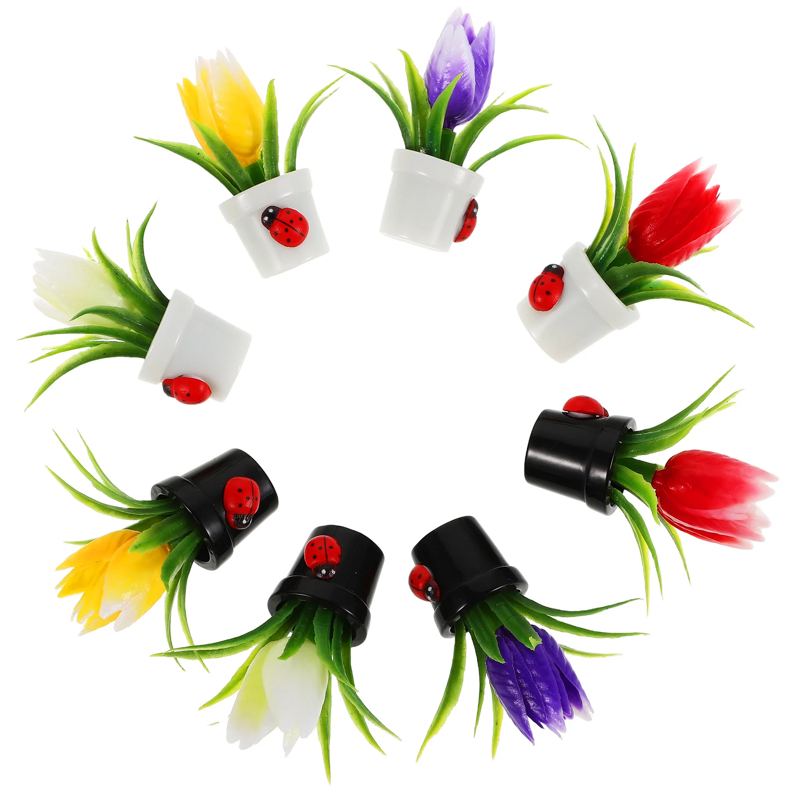 8 Pcs Miniature Artificial Outdoor Garden Potted Plant Decoration Arrangement Faux Spring Desktop Toy Small
8 Pcs Miniature Artificial Outdoor Garden Potted Plant Decoration Arrangement Faux Spring Desktop Toy Small