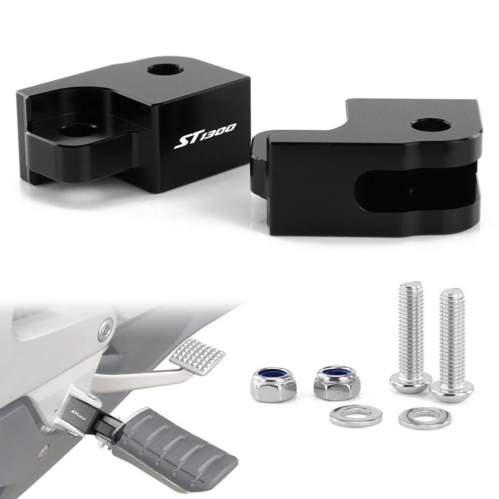 Front Footpeg Lowering Relocation Brackets For Honda ST1300 2003-2014 2015 2016 2017 2018 Aluminum Motorcycle Rider Foot Pegs
Front Footpeg Lowering Relocation Brackets For Honda ST1300 2003-2014 2015 2016 2017 2018 Aluminum Motorcycle Rider Foot Pegs