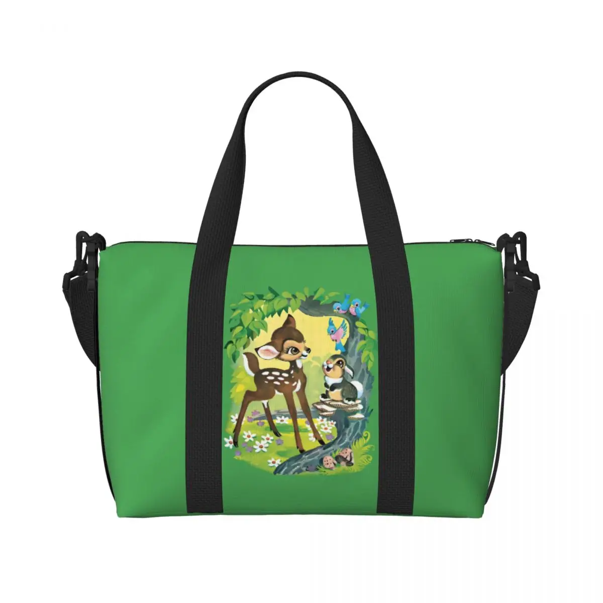 Custom Bambi Beach Tote Bag Women Cute Deer Big Compartment Beach Gym Travel Bags
Custom Bambi Beach Tote Bag Women Cute Deer Big Compartment Beach Gym Travel Bags