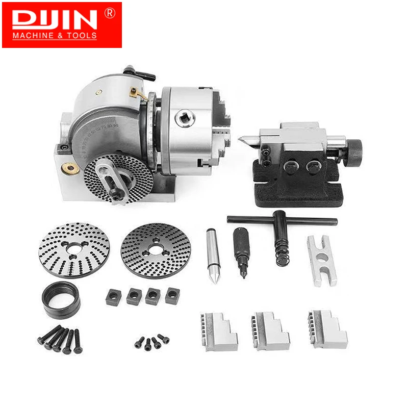Semi Universal Dividing Head BS1 Precision Universal Indexing Dividing Head 160mm with Lathe Chuck and Tailstocks
Semi Universal Dividing Head BS1 Precision Universal Indexing Dividing Head 160mm with Lathe Chuck and Tailstocks