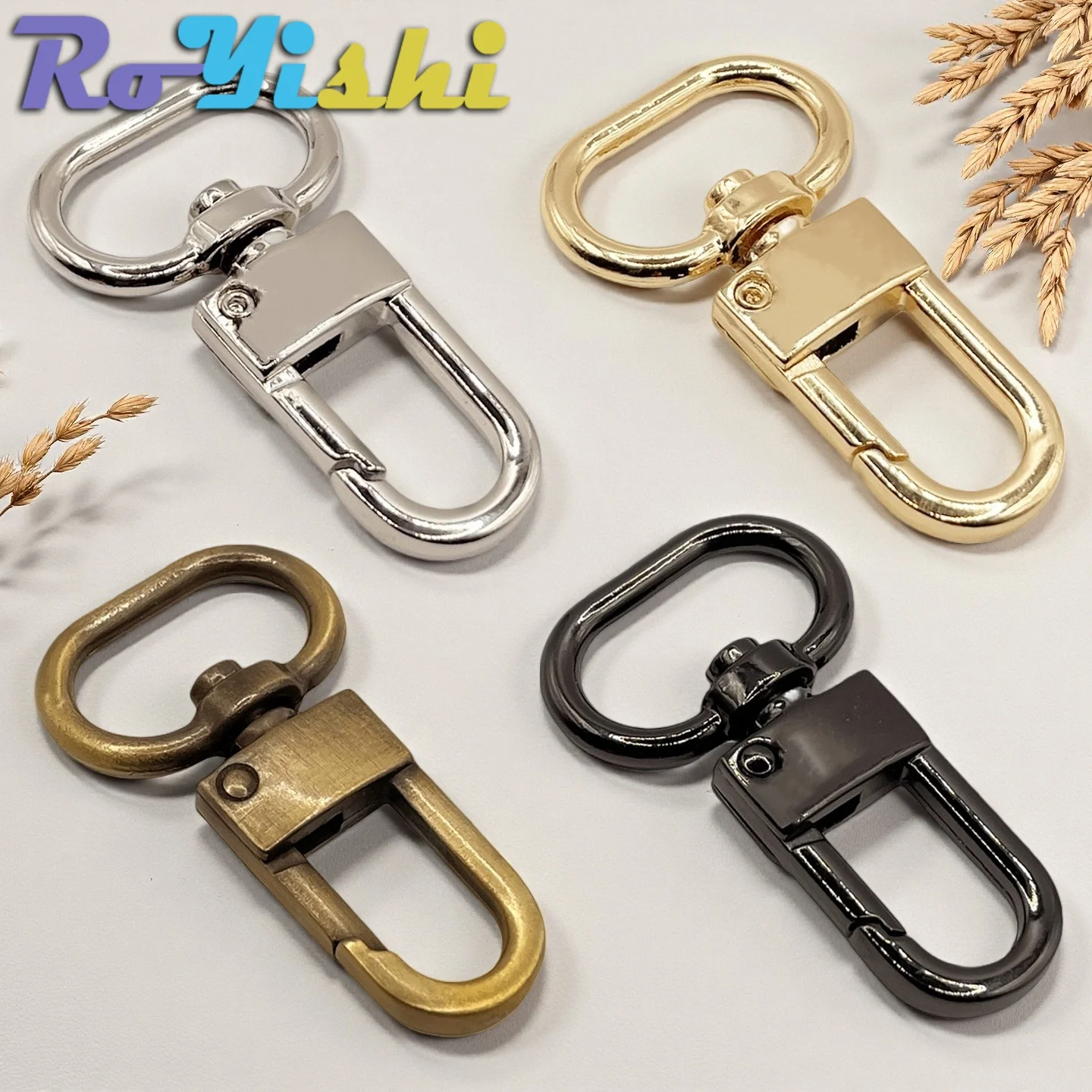 5/25/100Pcs 13/16/19mm Metal Belt Buckle Lobster Trigger Clasp Snap Hook Keychain Carabiner for Bag Clip Hardware Accessories
5/25/100Pcs 13/16/19mm Metal Belt Buckle Lobster Trigger Clasp Snap Hook Keychain Carabiner for Bag Clip Hardware Accessories