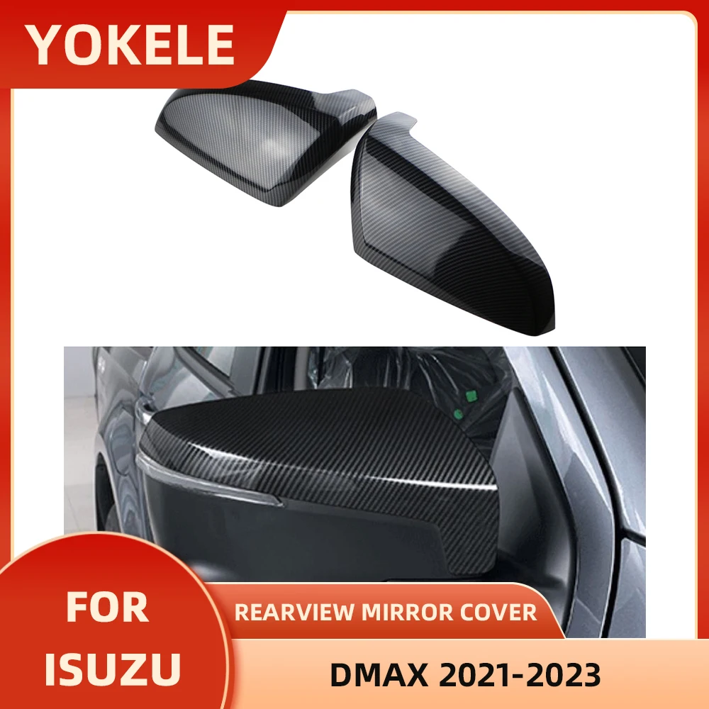 2pcs For Isuzu DMAX D-MAX 2021 2022 2023 Carbon Fiber Side Door Rearview Mirror Cover Auto Stickers Guard Car Accessories
2pcs For Isuzu DMAX D-MAX 2021 2022 2023 Carbon Fiber Side Door Rearview Mirror Cover Auto Stickers Guard Car Accessories