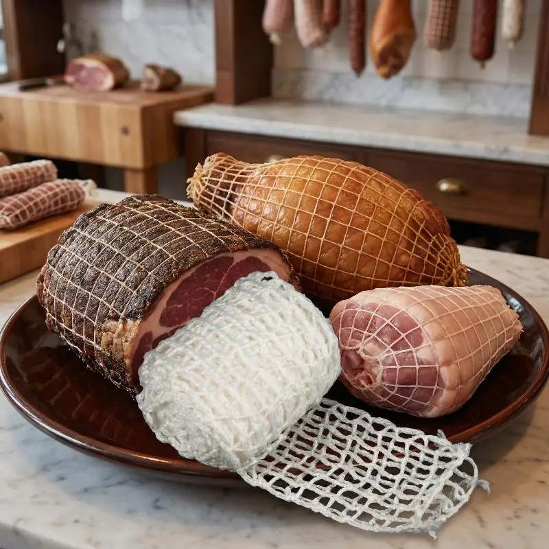 Heavy Duty Meat Stretchable Netting Butcher Twine Cooking String Kitchen Tool Set For Sausage Ham Roast Packing
Heavy Duty Meat Stretchable Netting Butcher Twine Cooking String Kitchen Tool Set For Sausage Ham Roast Packing