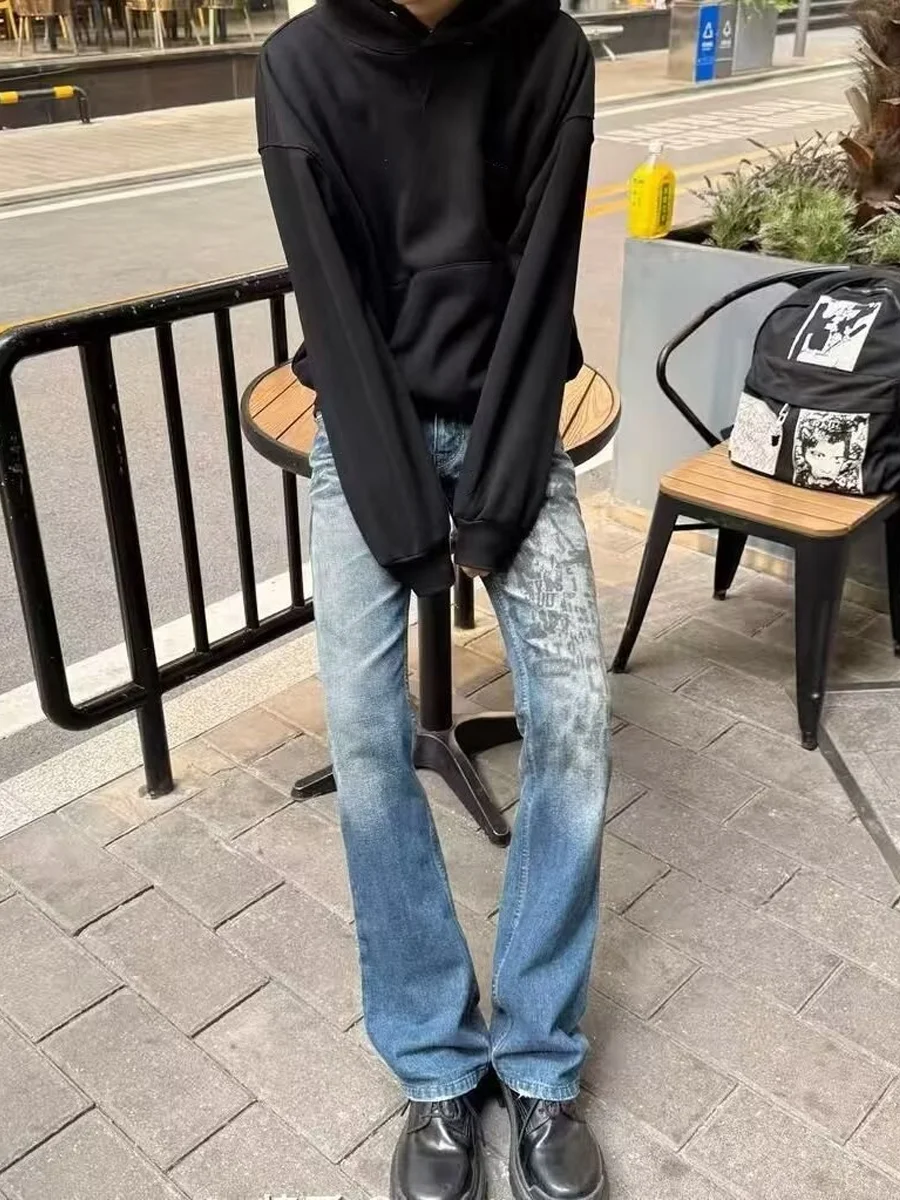 Loose Straight Leg Men's Blue Jeans High Street Waed Vintage Wide Leg Pants Autumn Winter Casual Comfortable Fit Trousers
Loose Straight Leg Men's Blue Jeans High Street Waed Vintage Wide Leg Pants Autumn Winter Casual Comfortable Fit Trousers