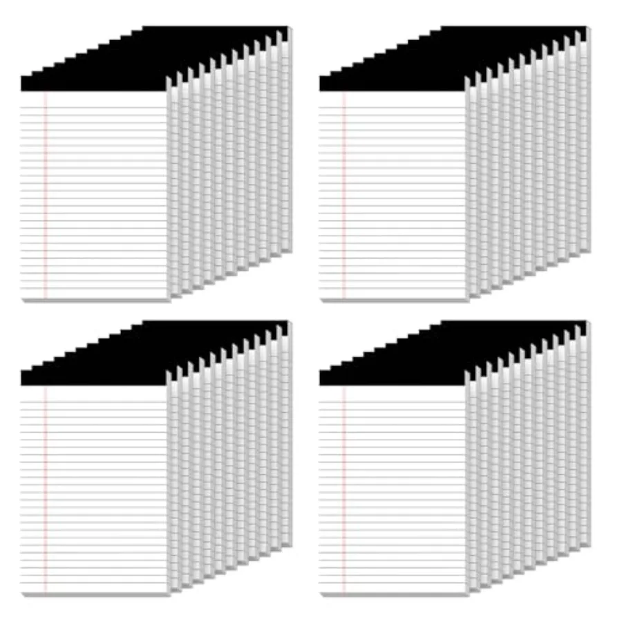 5" x " Note Pads of Legal Pads 30 Sheets Notepad College Ruled Small Writing Pads Perforated Pages Paper Pads 0GSM Heavyweight
5" x " Note Pads of Legal Pads 30 Sheets Notepad College Ruled Small Writing Pads Perforated Pages Paper Pads 0GSM Heavyweight