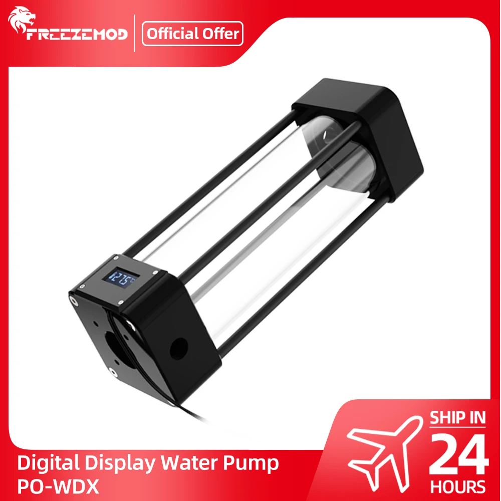 FREEZEMOD Cuboid Reservoir LCD Temperature Acrylic Water Tank Thermometer Aluminum Alloy POM Water Cooling Liquid Cooler PO-WDX
FREEZEMOD Cuboid Reservoir LCD Temperature Acrylic Water Tank Thermometer Aluminum Alloy POM Water Cooling Liquid Cooler PO-WDX