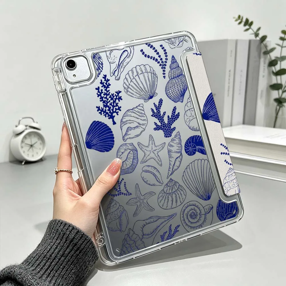 Seashells Starfish Conch Shells Soft For iPad Pro Air mini 6 5 4 3 2 11th 10th 6th 5th M5 M4 A17 Pro A16 Foldable 3Y Tablet Case
Seashells Starfish Conch Shells Soft For iPad Pro Air mini 6 5 4 3 2 11th 10th 6th 5th M5 M4 A17 Pro A16 Foldable 3Y Tablet Case