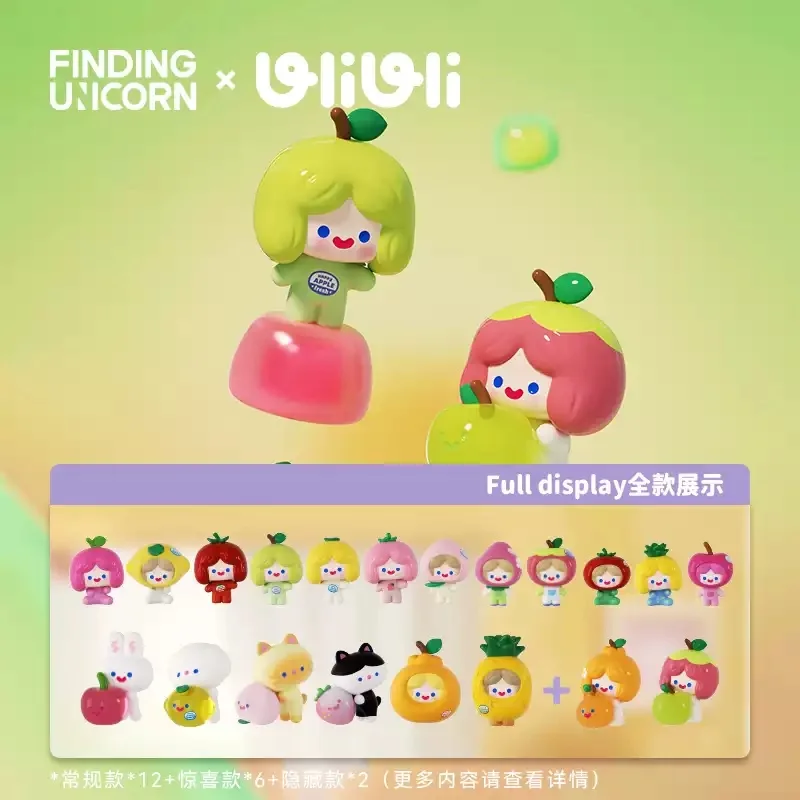 Finding Unicorn CELL RiCO PARTY TIME IN THE FRUIT BASKET Series U Granules Blind Box Original Action Toys Collection Girls Gift
Finding Unicorn CELL RiCO PARTY TIME IN THE FRUIT BASKET Series U Granules Blind Box Original Action Toys Collection Girls Gift