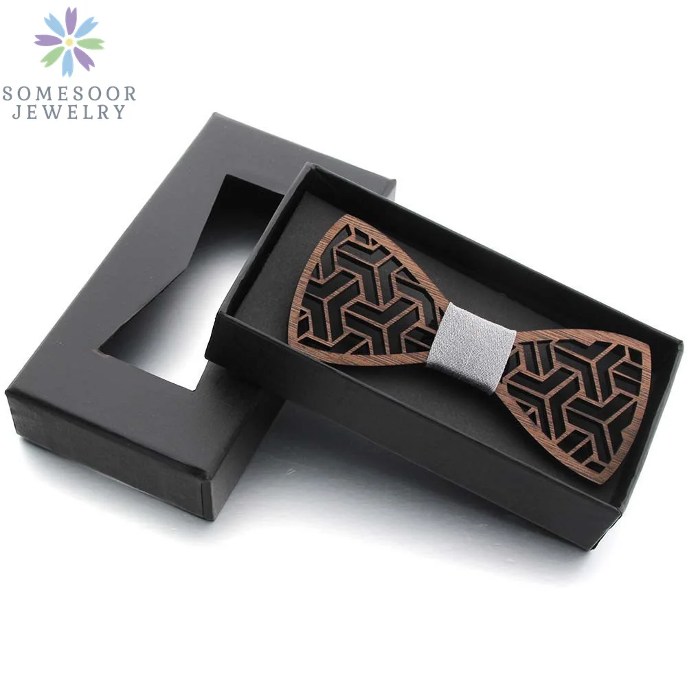 SOMESOOR Retro Dark Floral Wood Bowtie Unisex Hollow Carved Wooden Neck Ties Business Wedding Party Wear Bowknots For Men Gifts
SOMESOOR Retro Dark Floral Wood Bowtie Unisex Hollow Carved Wooden Neck Ties Business Wedding Party Wear Bowknots For Men Gifts