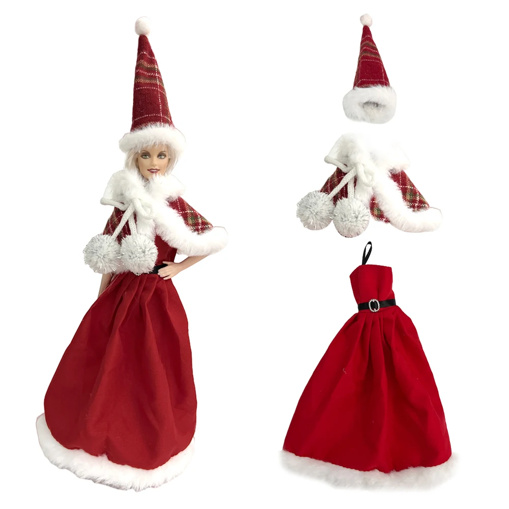 1 Set Fashion Cosplay Suit For 1/6 BJD Doll Clothes Dolls Accessories Christmas Dress +Hat+Shawl Party Santa DIY Party Toys
1 Set Fashion Cosplay Suit For 1/6 BJD Doll Clothes Dolls Accessories Christmas Dress +Hat+Shawl Party Santa DIY Party Toys