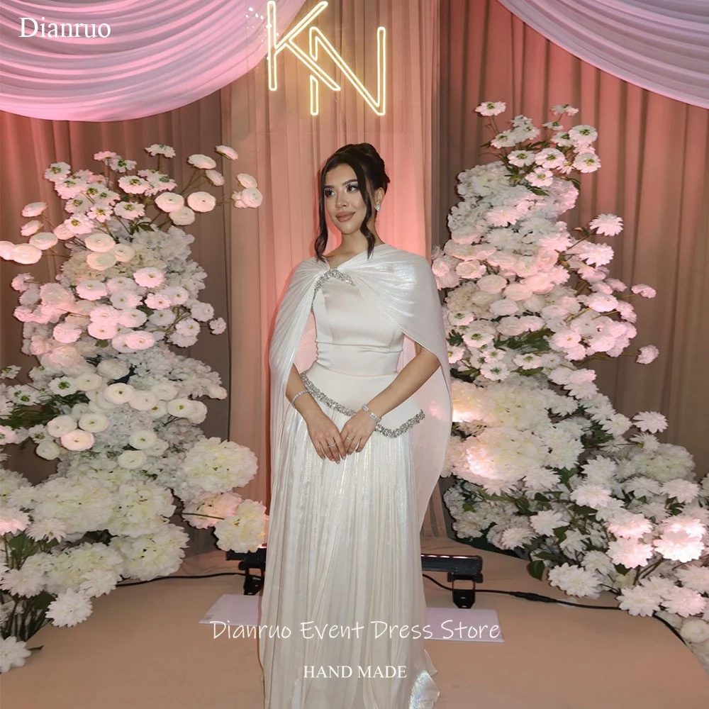 Dianruo Luxury Crystal Trim Wedding Dresses A Line Bridal Vestido De Noiva Shimmer Chiffon Sleeveless Evening Dress Customized
Dianruo Luxury Crystal Trim Wedding Dresses A Line Bridal Vestido De Noiva Shimmer Chiffon Sleeveless Evening Dress Customized