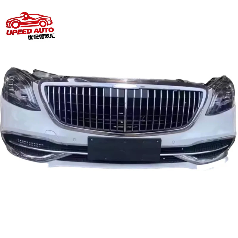 Suitable for Mercedes-Benz S-Class W222, S 400/500/600/65AMG front bumper assembly body kit
Suitable for Mercedes-Benz S-Class W222, S 400/500/600/65AMG front bumper assembly body kit