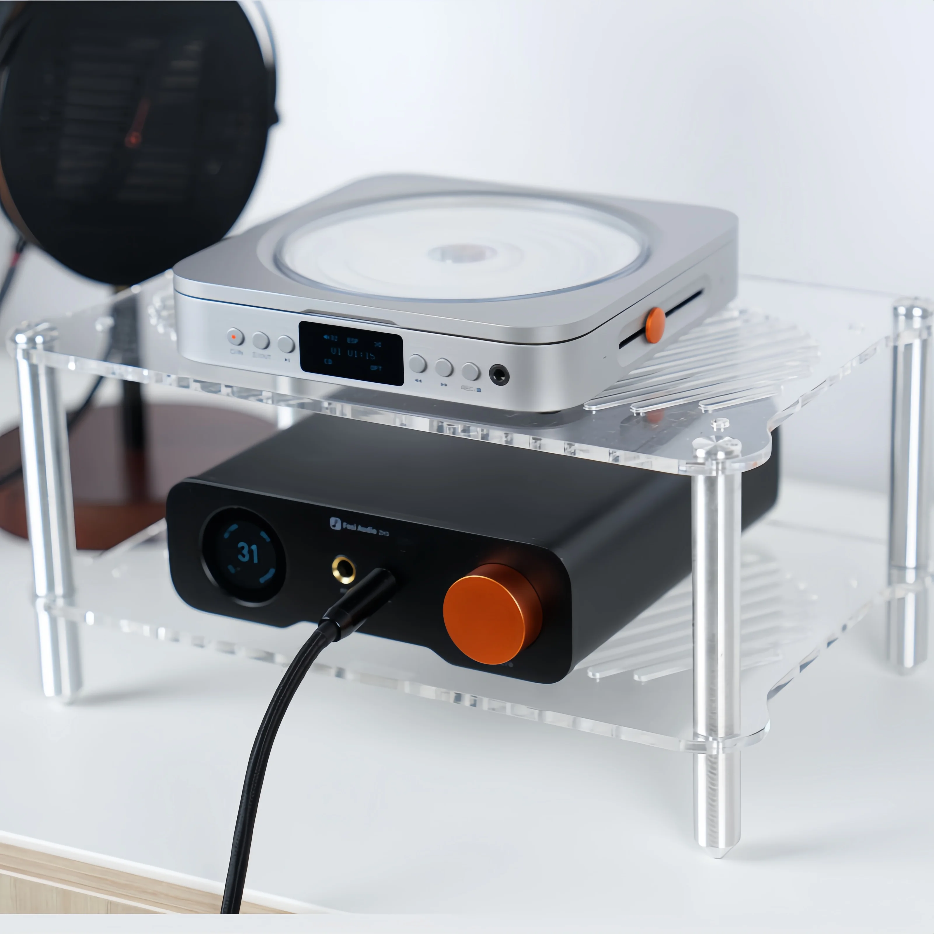 Fosi Audio Merak CD Player Pure Digital Turntable Professional Hifi Chip Support Usb Playback Headphone Output Optical Output
Fosi Audio Merak CD Player Pure Digital Turntable Professional Hifi Chip Support Usb Playback Headphone Output Optical Output