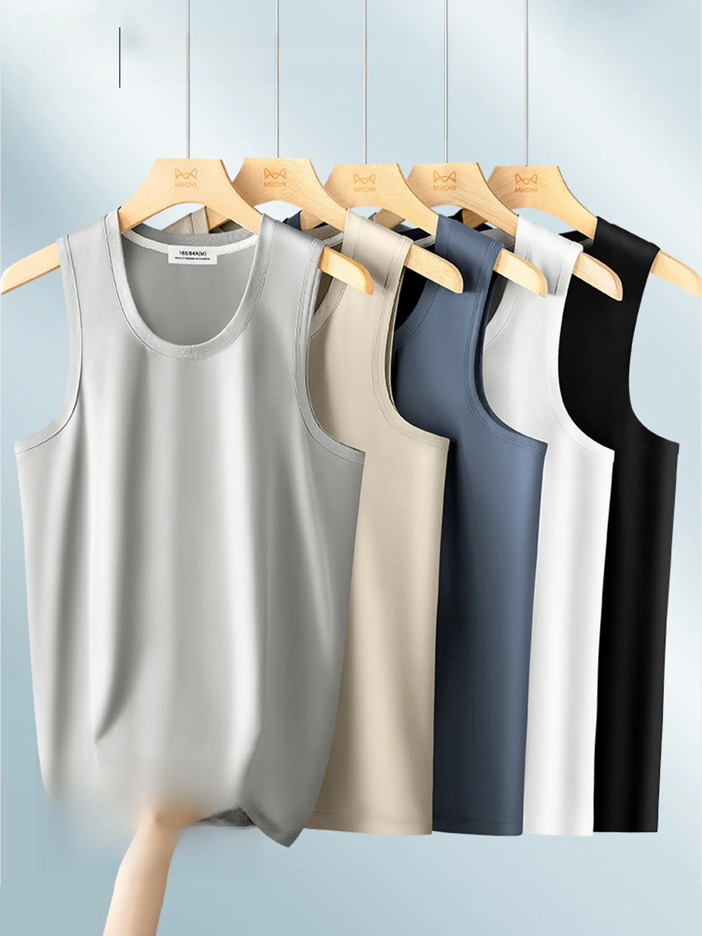 Silk-Matte Cotton Tank Top Men's New Inner Wear oulder Pad Slim Fit Svel M T-irt Fitn Tank Top Stand Fit Y...
Silk-Matte Cotton Tank Top Men's New Inner Wear oulder Pad Slim Fit Svel M T-irt Fitn Tank Top Stand Fit Y...