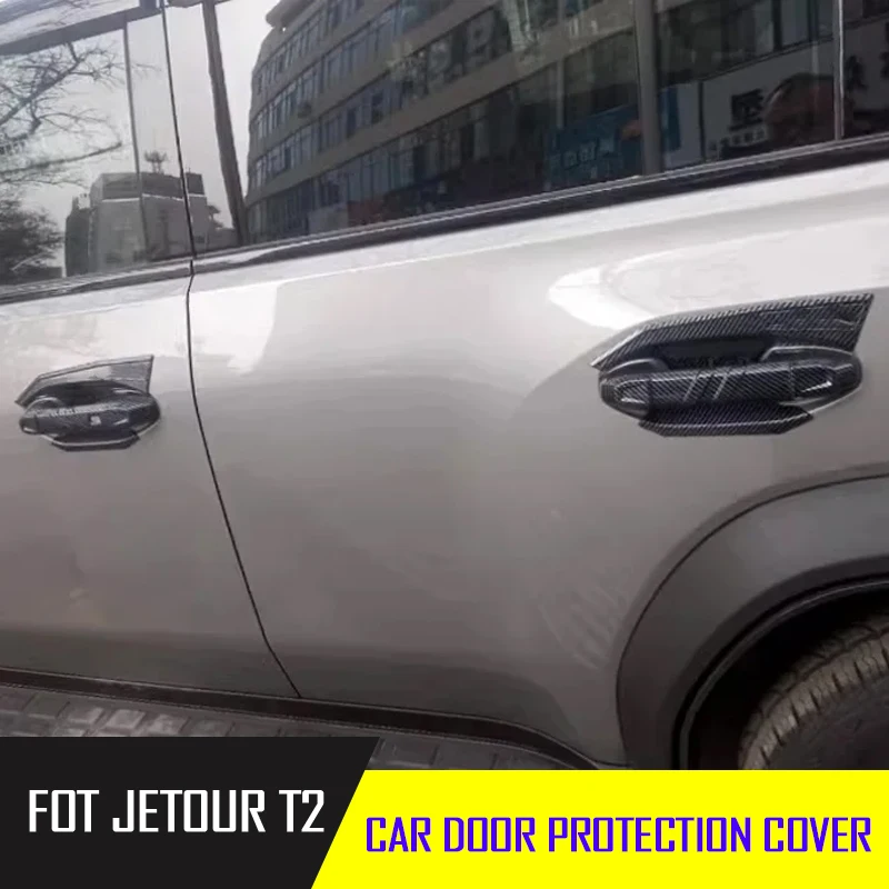 Suitable for JETOUR Traveler T2 2025 Car Door Handle Door Bowl Carbon Fiber Patterned Protective Cover External Decorate Part
Suitable for JETOUR Traveler T2 2025 Car Door Handle Door Bowl Carbon Fiber Patterned Protective Cover External Decorate Part