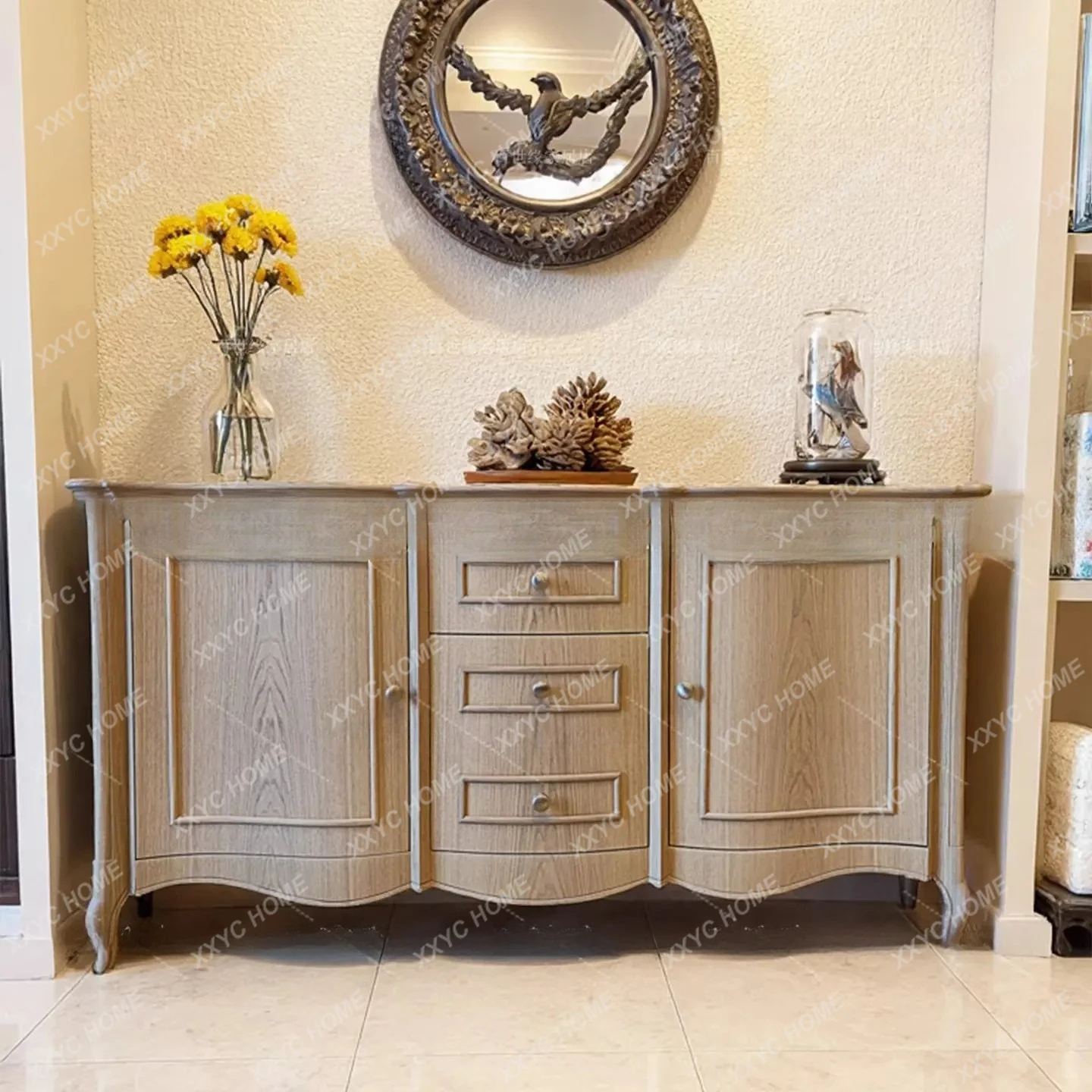 VHDiscount country solid wood retro dining side cabinet villa foyer decorative cabinet small apartment
VHDiscount country solid wood retro dining side cabinet villa foyer decorative cabinet small apartment