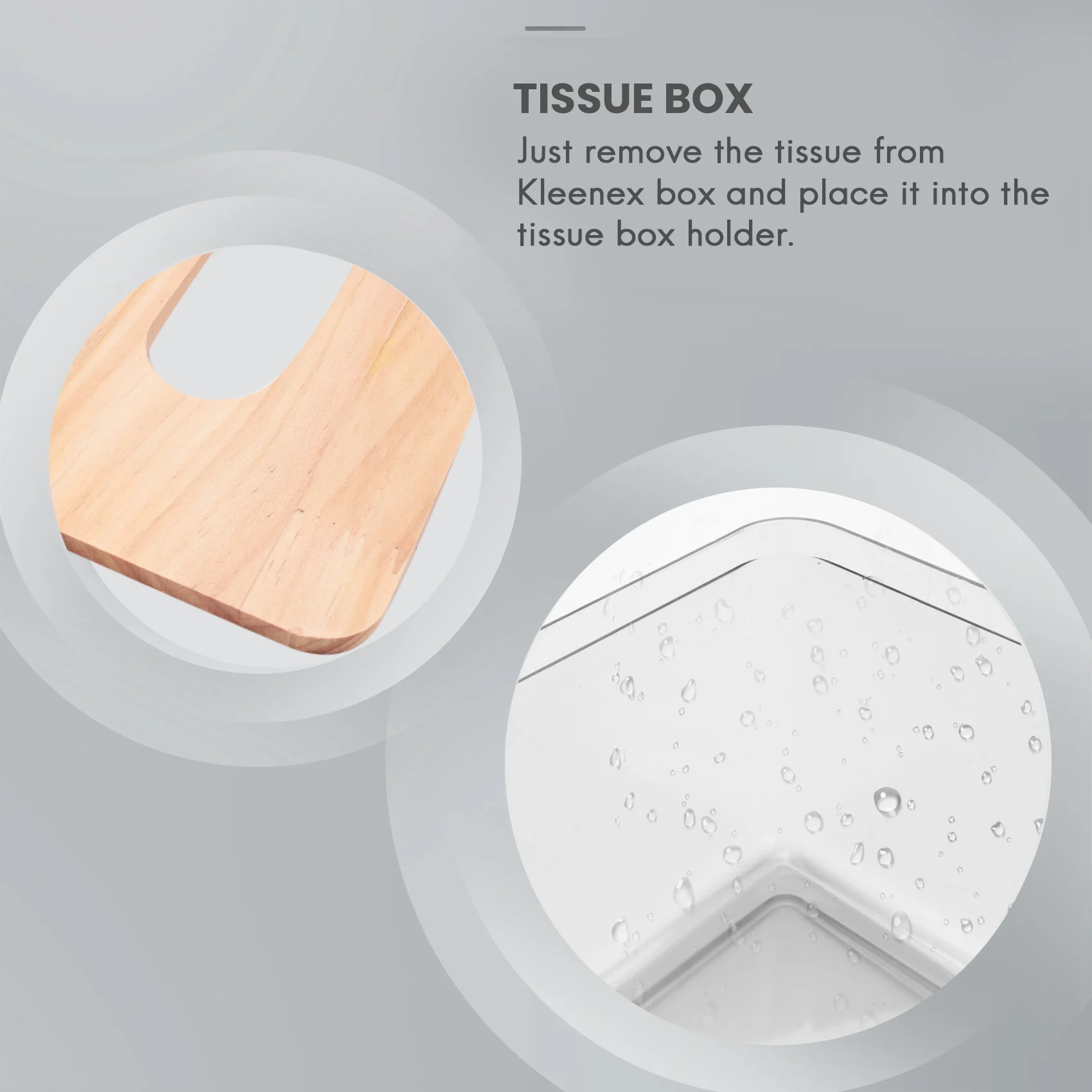 AT44-Minimalist Tissue Box Cover Holder, Modern Transparent Rectangular Bamboo Facial Tissues Dispenser For Bathroom, Bedroom
AT44-Minimalist Tissue Box Cover Holder, Modern Transparent Rectangular Bamboo Facial Tissues Dispenser For Bathroom, Bedroom