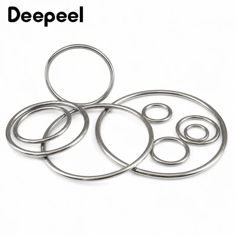 5/10Pcs 15-100mm Stainless Steel O Ring Metal Buckle for Bag Strap Connect Circle Clasp Dog Collar Loop DIY Hardware Accessories
5/10Pcs 15-100mm Stainless Steel O Ring Metal Buckle for Bag Strap Connect Circle Clasp Dog Collar Loop DIY Hardware Accessories