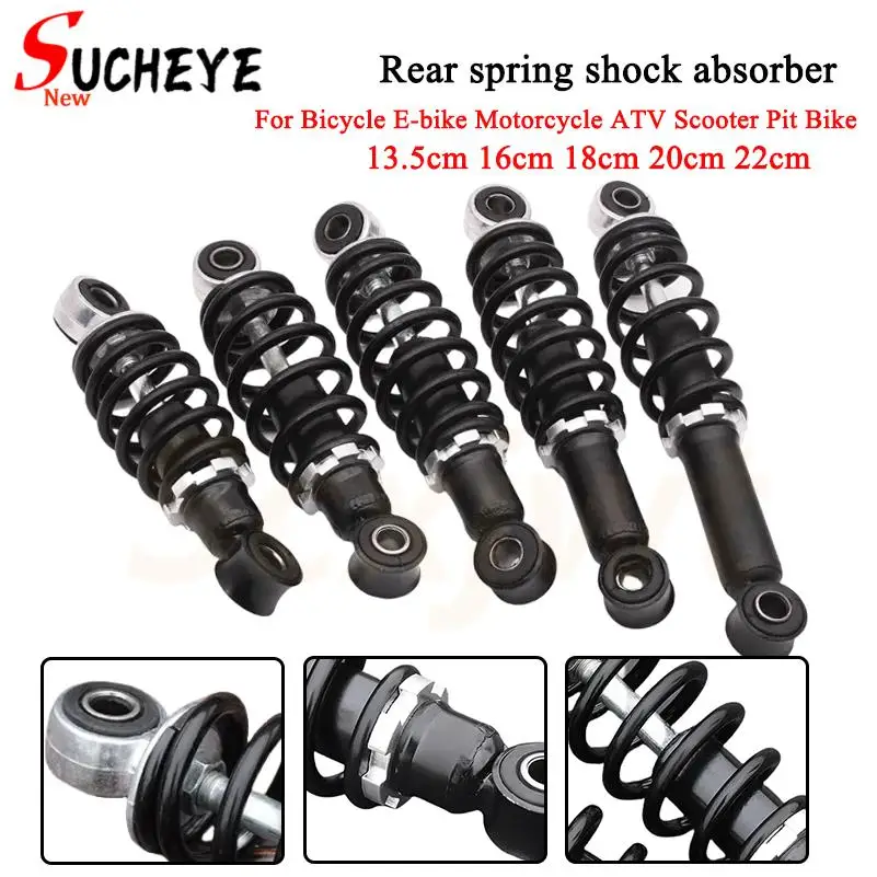 13.5/16/18/20/22cm Spring Shock Absorber E-Bike Motorcycle Scooter Rear Suspension Straight Bumper Accessories
13.5/16/18/20/22cm Spring Shock Absorber E-Bike Motorcycle Scooter Rear Suspension Straight Bumper Accessories