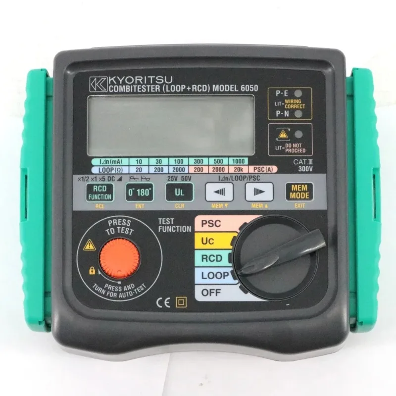 Kyoritsu 6050 Combitester (Loop + RCD) 2 in 1 Loop Tester Digital RCD Tester KEW6050
Kyoritsu 6050 Combitester (Loop + RCD) 2 in 1 Loop Tester Digital RCD Tester KEW6050