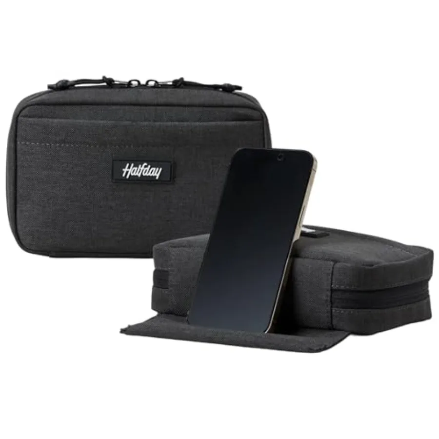 Sidekick Tech Organizer Kit: Flip-Out Kickstand for Phone/Tablet Zip-Flat Pouch with Power Mesh and Elastic for Cable and Charg
Sidekick Tech Organizer Kit: Flip-Out Kickstand for Phone/Tablet Zip-Flat Pouch with Power Mesh and Elastic for Cable and Charg