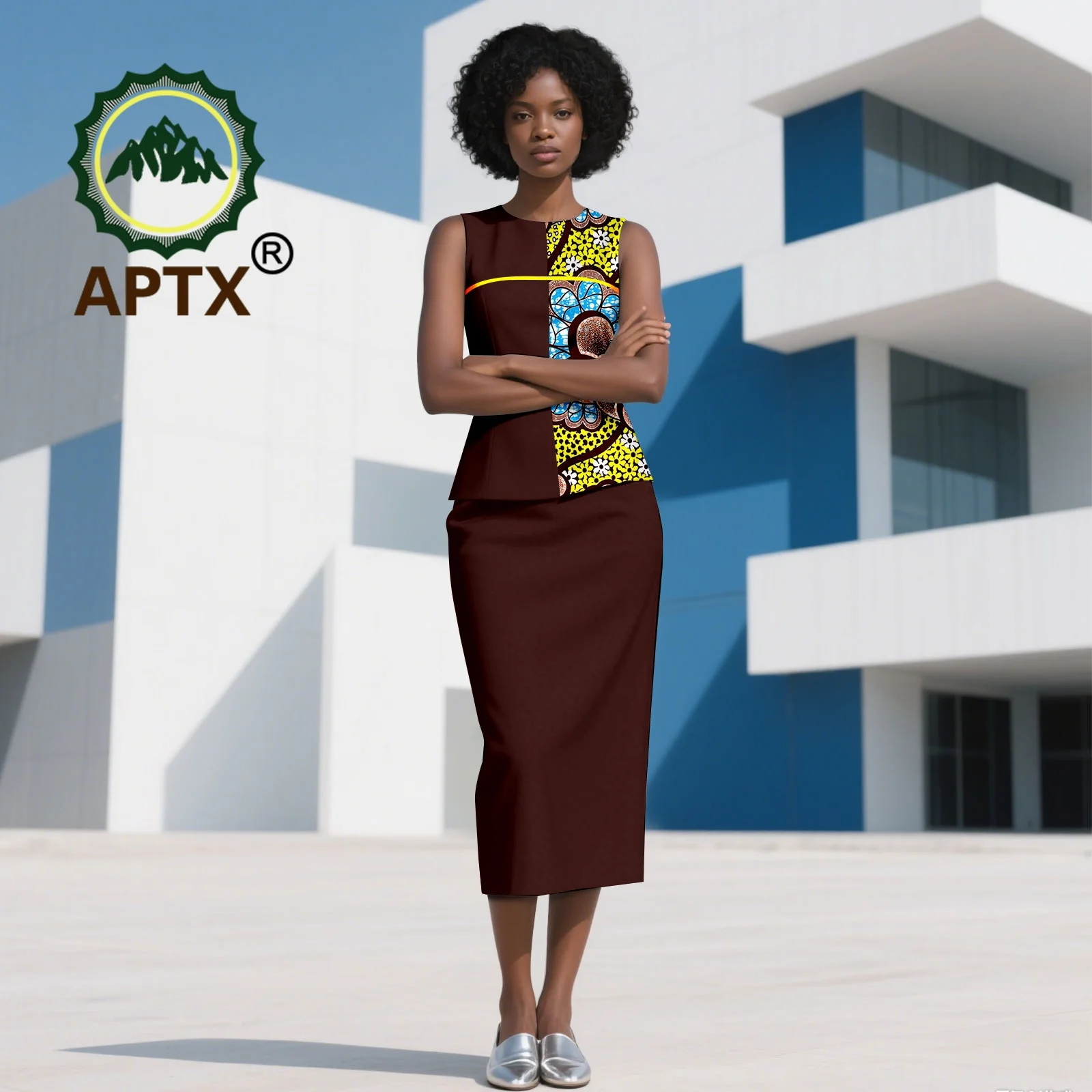 Африканский женский топ без рукавов с круглым вырезом и принтом Анкары, юбка до середины икры с карманом, комплект из двух предметов, Дашики, повседневная вечеринка
Африканский женский топ без рукавов с круглым вырезом и принтом Анкары, юбка до середины икры с карманом, комплект из двух предметов, Дашики, повседневная вечеринка