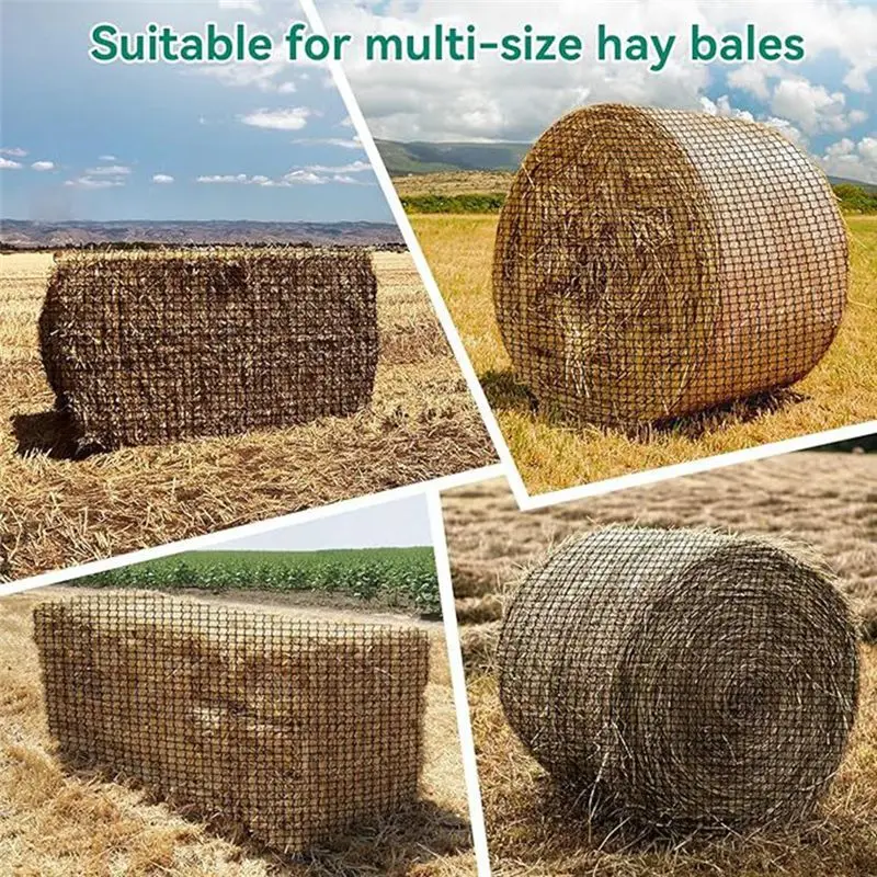 Y74A-Round Bale Hay Net For Horses, Knotless Nylon Slow Feeder, 6X6 Ft, Reduces Hay Waste, Ideal For Outdoor Use
Y74A-Round Bale Hay Net For Horses, Knotless Nylon Slow Feeder, 6X6 Ft, Reduces Hay Waste, Ideal For Outdoor Use