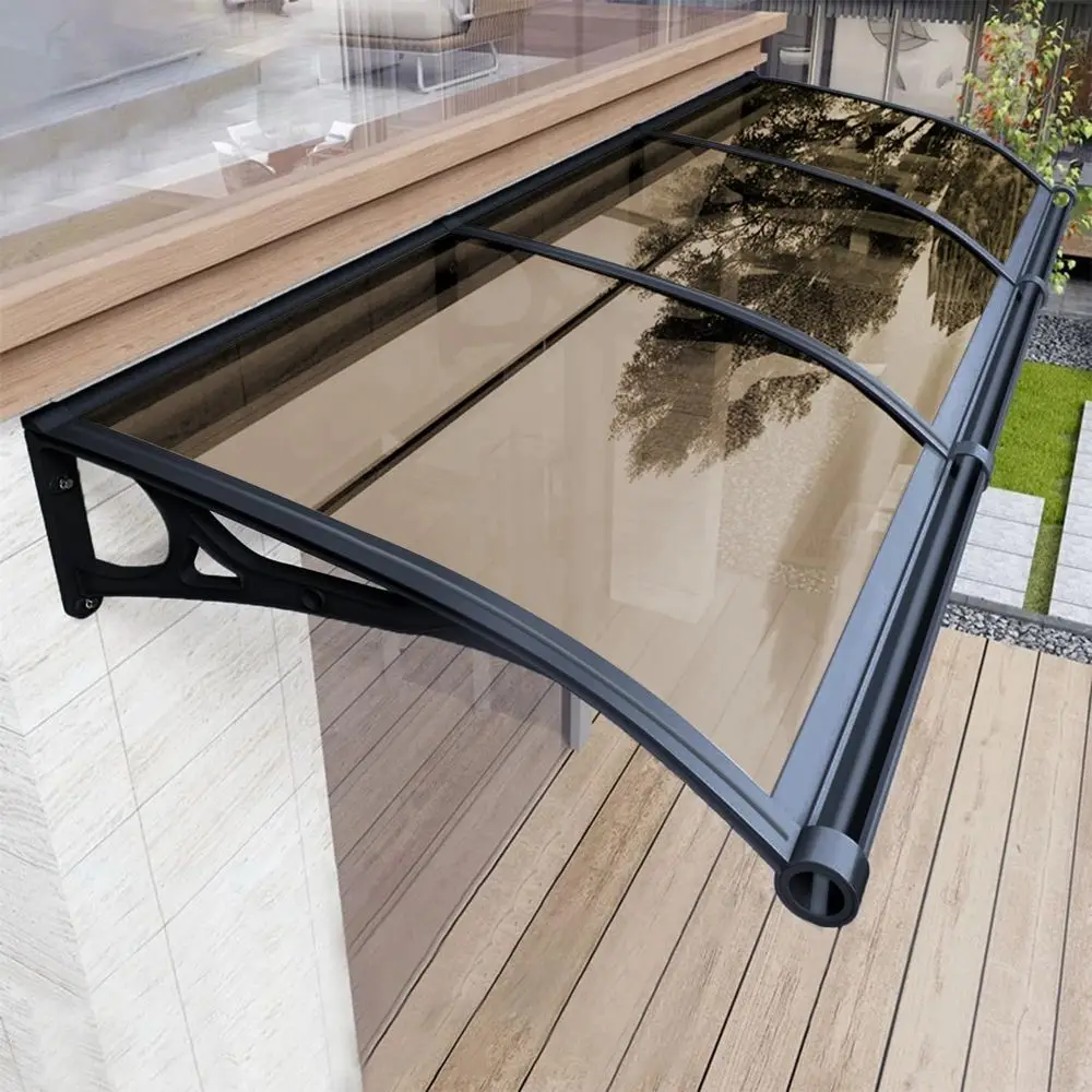 Brown 60x70cm Exterior Window Awning with Brackets, UV and Rain Protection for Patio, Balcony, and Porch
Brown 60x70cm Exterior Window Awning with Brackets, UV and Rain Protection for Patio, Balcony, and Porch