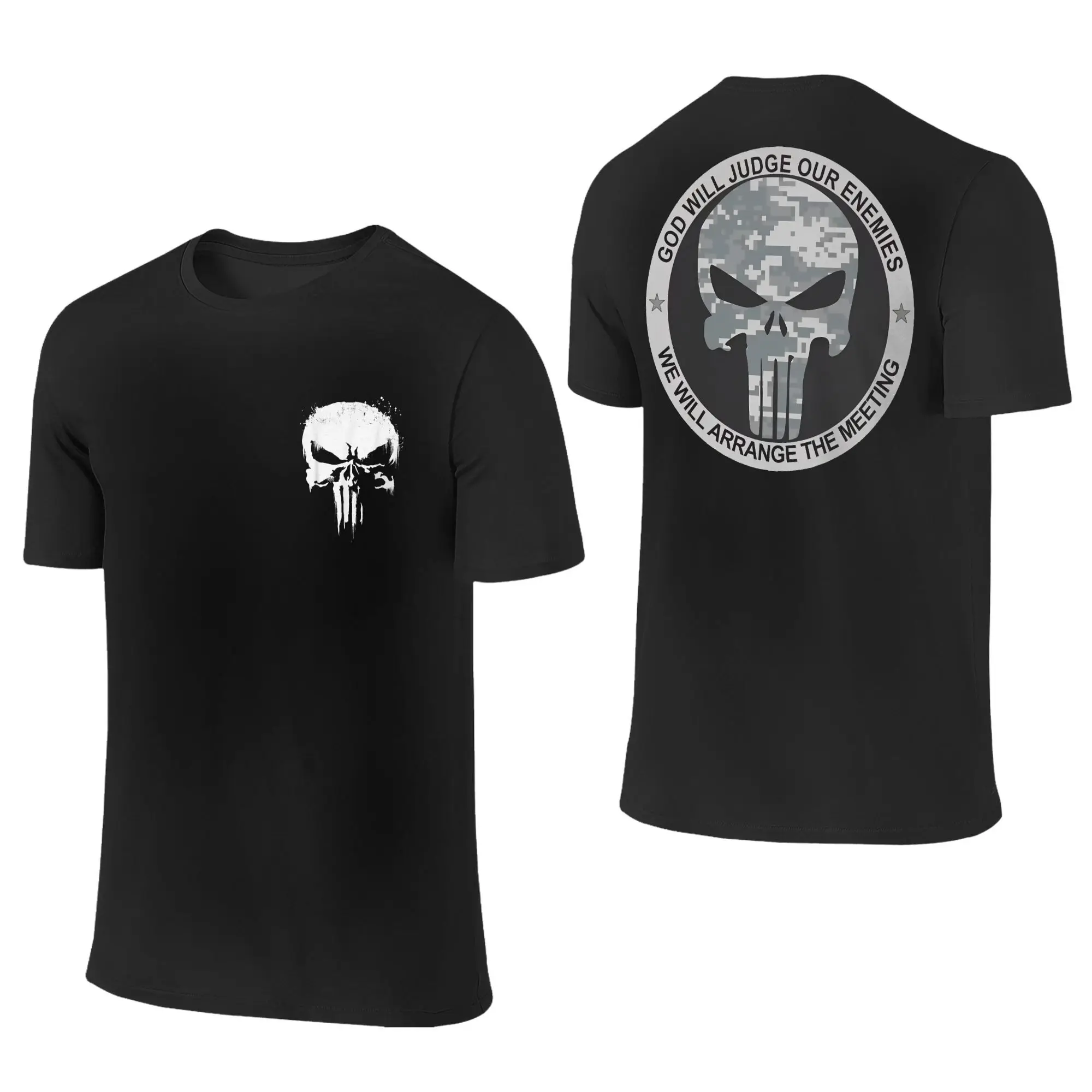 Футболка с логотипом The Punisher Skull God Judge для мужчин и женщин, хлопковая футболка с комиксами Daredevil, футболка с круглым вырезом и короткими рукавами, подарочная одежда
Футболка с логотипом The Punisher Skull God Judge для мужчин и женщин, хлопковая футболка с комиксами Daredevil, футболка с круглым вырезом и короткими рукавами, подарочная одежда
