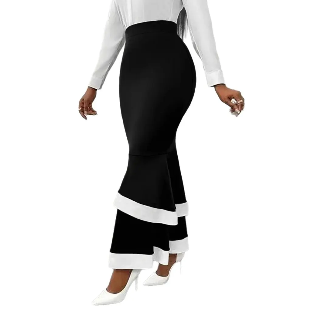 Elegant High-Waisted Layered Skirt for plus Size Women Fashionable Tight Hem European And American Style
Elegant High-Waisted Layered Skirt for plus Size Women Fashionable Tight Hem European And American Style