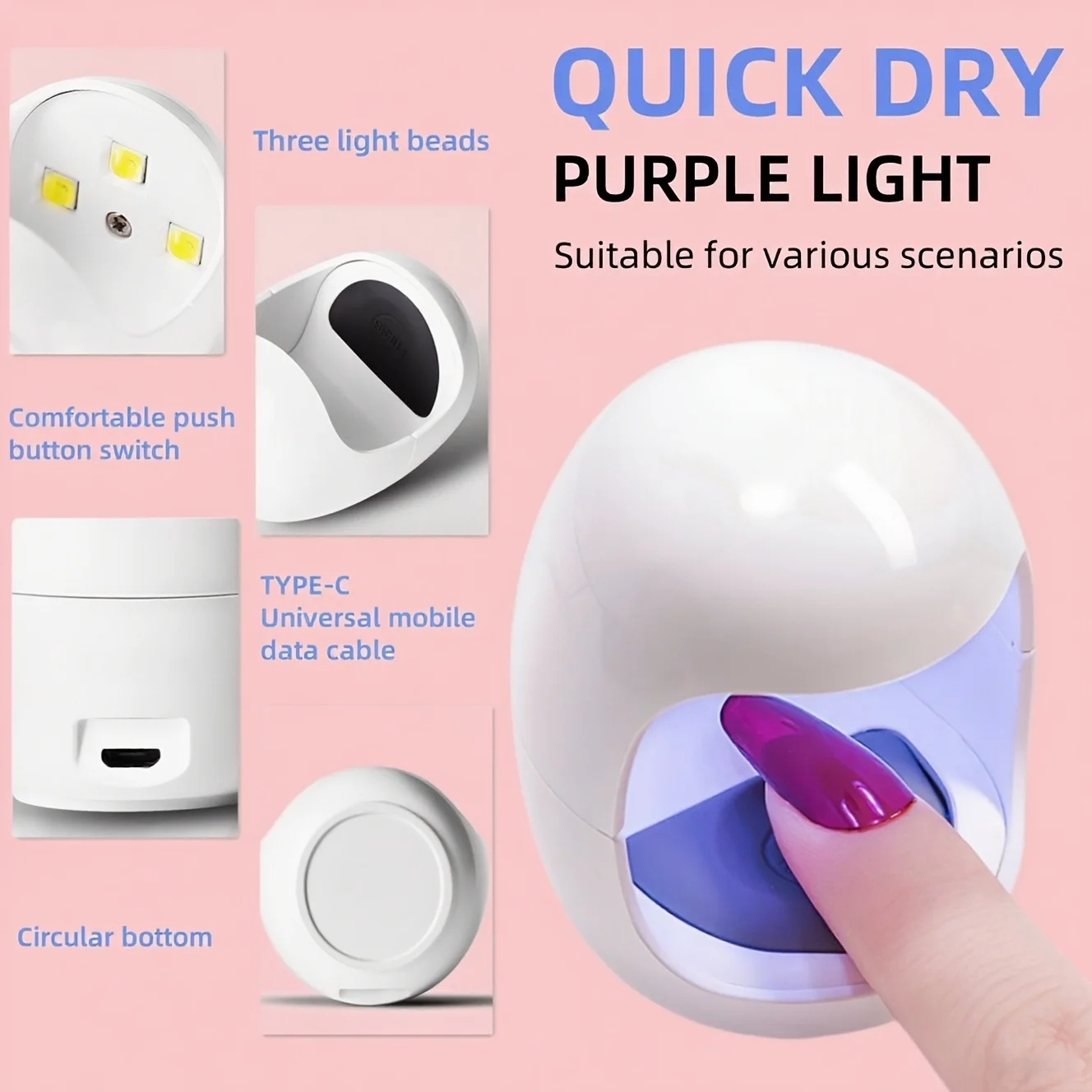 UV Nail Shield Pro — портативное устройство для ухода за ногтями рук и ногами 2-в-1, дружелюбный маникюрный набор для пожилых людей с одной кнопкой
UV Nail Shield Pro — портативное устройство для ухода за ногтями рук и ногами 2-в-1, дружелюбный маникюрный набор для пожилых людей с одной кнопкой