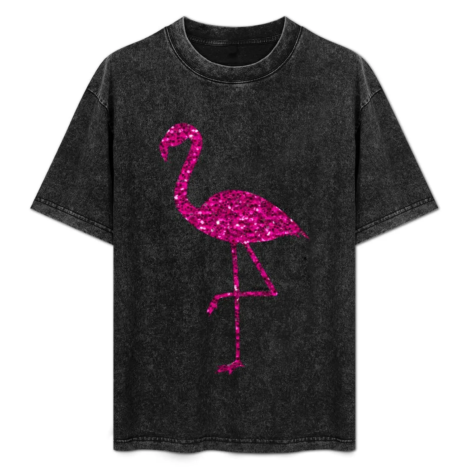 Flamingo Pink glitter faux sparkles black pattern T-Shirt Big Size Simple T-Shirt
Flamingo Pink glitter faux sparkles black pattern T-Shirt Big Size Simple T-Shirt