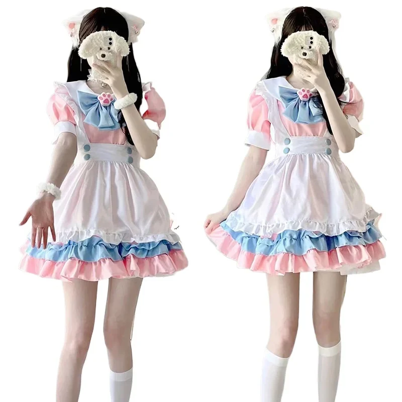 Сексуальная меховая горничная Kawaii Lolita для женщин, карнавальный костюм японского кота, одежда в стиле аниме, женский наряд, милый костюм юпэра
Сексуальная меховая горничная Kawaii Lolita для женщин, карнавальный костюм японского кота, одежда в стиле аниме, женский наряд, милый костюм юпэра