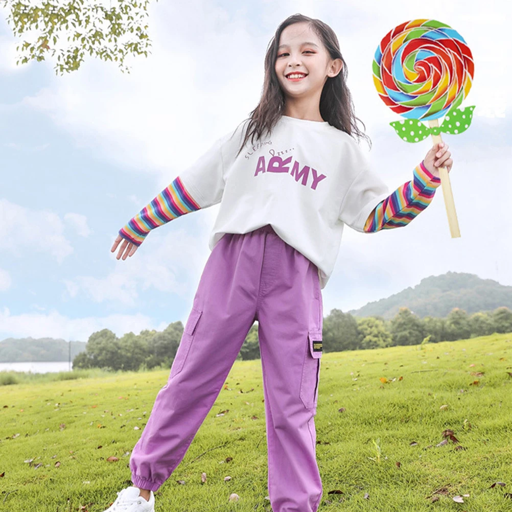 2 Pcs 12CM Single Sided Rainbow Candy Lollipop Props Decorative Fake Sugar Floss Child Party Photography Accessories
2 Pcs 12CM Single Sided Rainbow Candy Lollipop Props Decorative Fake Sugar Floss Child Party Photography Accessories