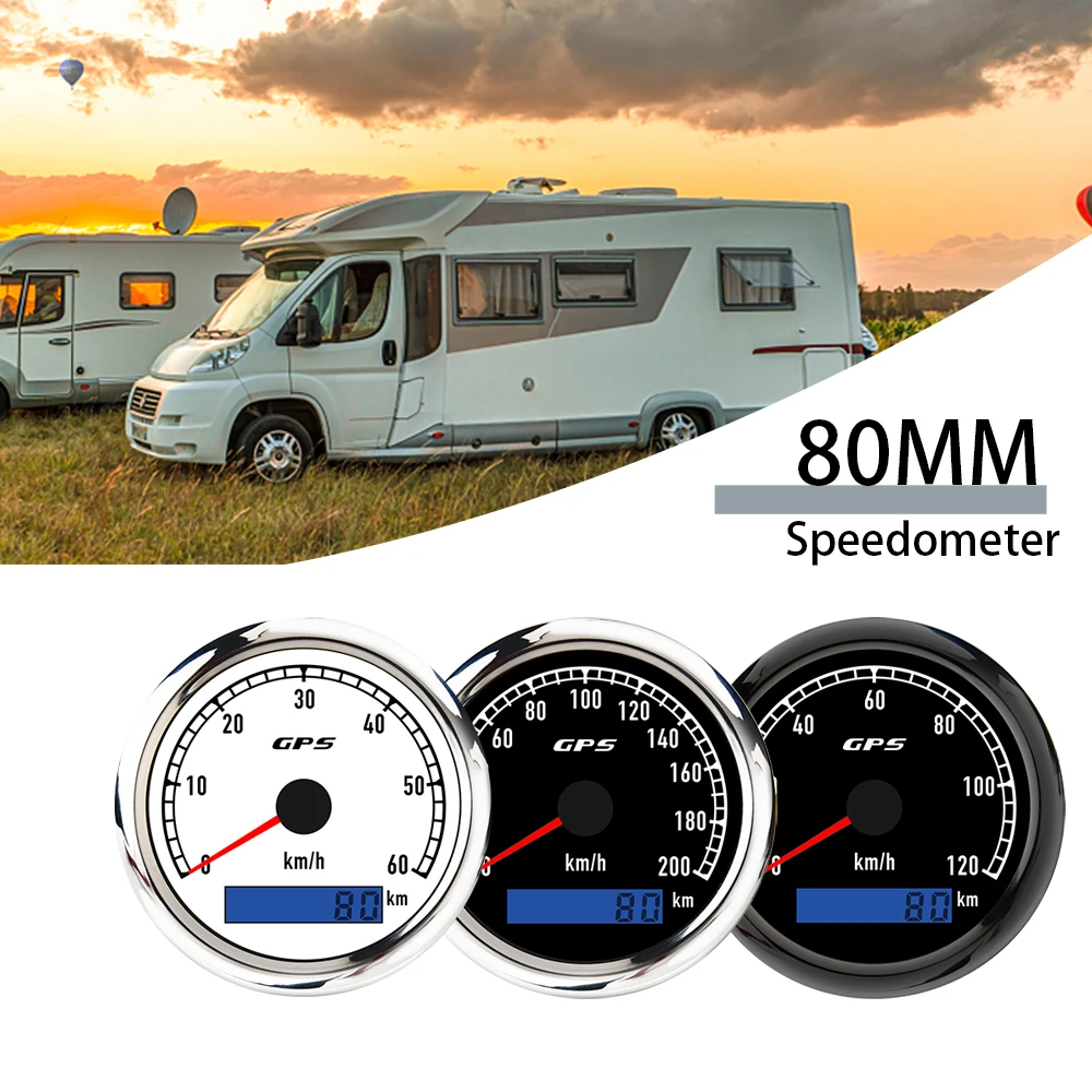 ELING 80mm Speedometer GPS Odometer 0-60 0-80 0-120 0-200 km/h with 7 Colors Backlight for Racing Auto Yachts 12V 24V
ELING 80mm Speedometer GPS Odometer 0-60 0-80 0-120 0-200 km/h with 7 Colors Backlight for Racing Auto Yachts 12V 24V