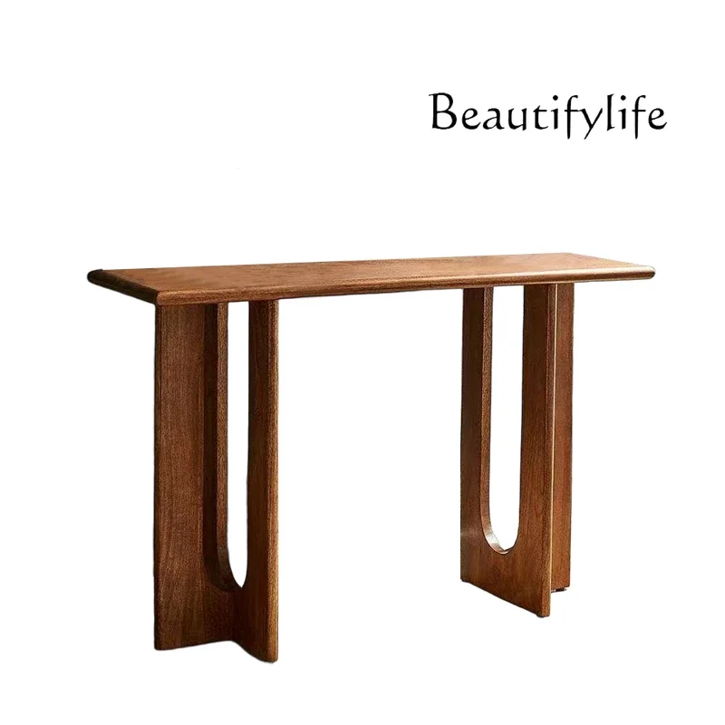 solid wood entrance table, home against the wall table, long strip household end-view table, light luxury simple foyer rack
solid wood entrance table, home against the wall table, long strip household end-view table, light luxury simple foyer rack