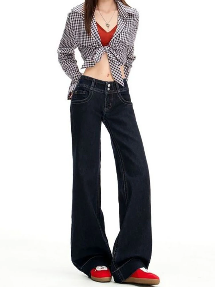 Low Waist Bell Bottom Denim Jeans Women's Straight Leg Jeans Flared Trousers Commute Style Washed Jeans Casual Wear
Low Waist Bell Bottom Denim Jeans Women's Straight Leg Jeans Flared Trousers Commute Style Washed Jeans Casual Wear