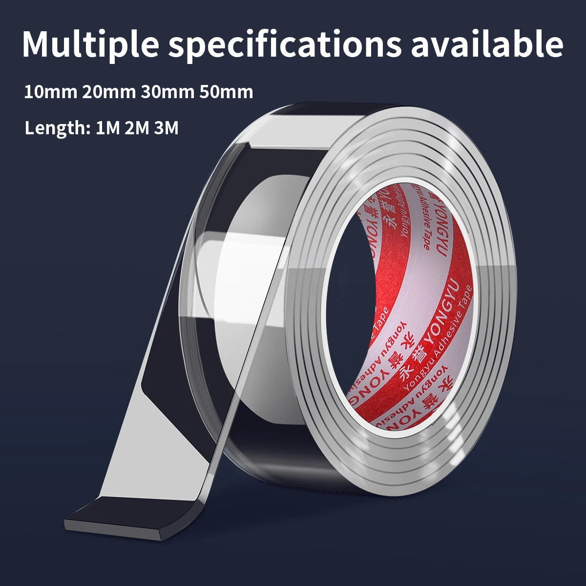 Ultra-strong Nano Double-Sided Tape High Adhesion Transparent Automotive Decoration Fixed Ornaments Gift Heavy-duty Sticky
Ultra-strong Nano Double-Sided Tape High Adhesion Transparent Automotive Decoration Fixed Ornaments Gift Heavy-duty Sticky