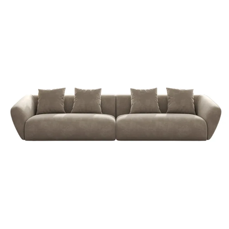 Light luxury fabric sofa hotel villa modern simple living room large apartment designer furniture special-shaped sofa
Light luxury fabric sofa hotel villa modern simple living room large apartment designer furniture special-shaped sofa