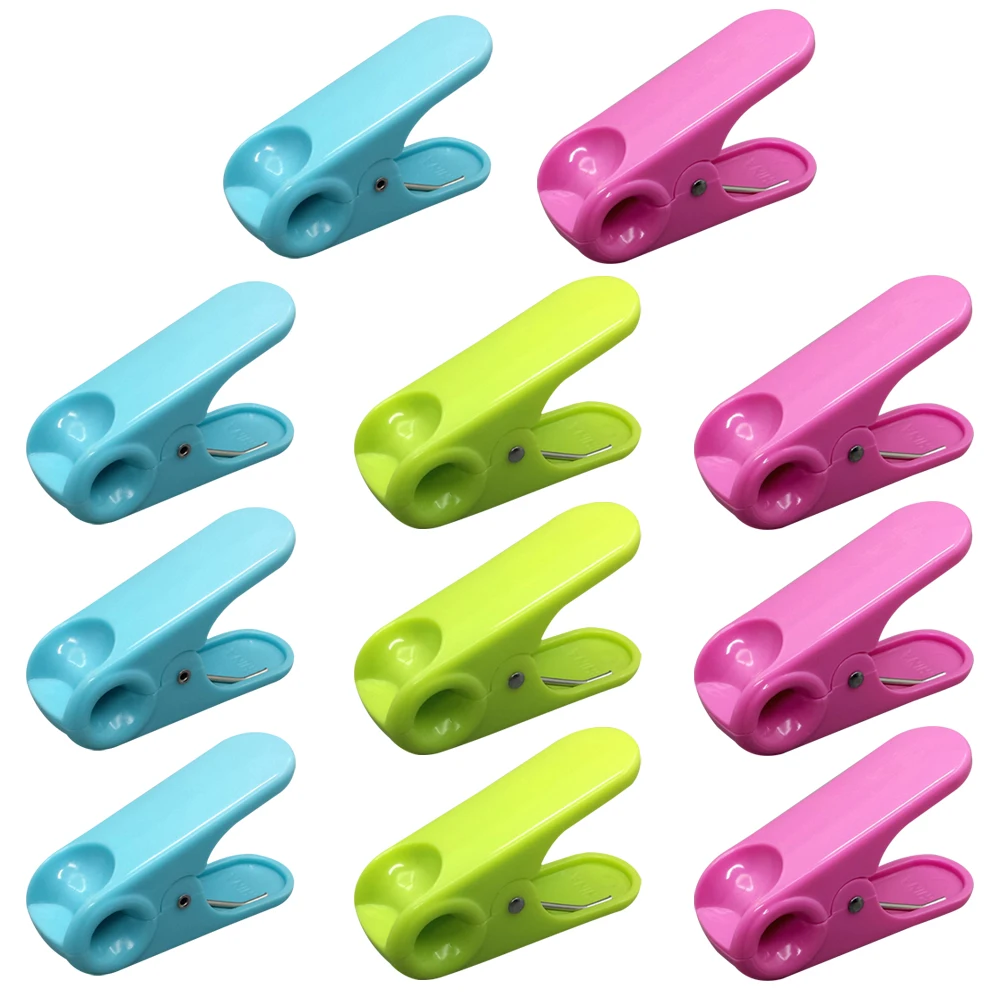 10Pcs Pinch Clamp ABS Clothespin Peg Food Sealing Clip Snack Bag Sealer for Home Kitchen Office (Assorted Color)
10Pcs Pinch Clamp ABS Clothespin Peg Food Sealing Clip Snack Bag Sealer for Home Kitchen Office (Assorted Color)