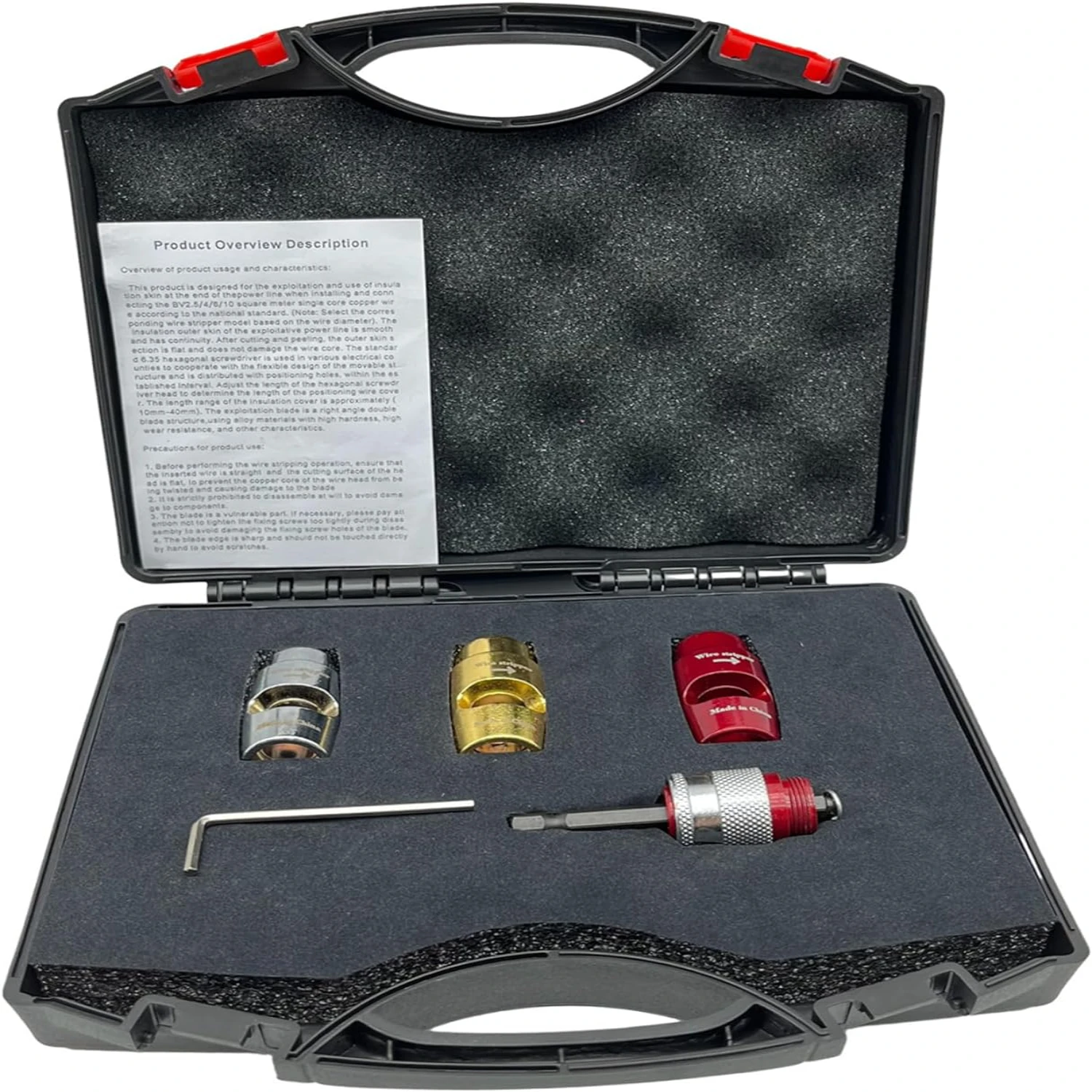 High-Quality Durable Wire Stripping Tool for Precise Cutting, Crimping, and Gripping - Reliable Design for Indoor and Outdoor Us
High-Quality Durable Wire Stripping Tool for Precise Cutting, Crimping, and Gripping - Reliable Design for Indoor and Outdoor Us