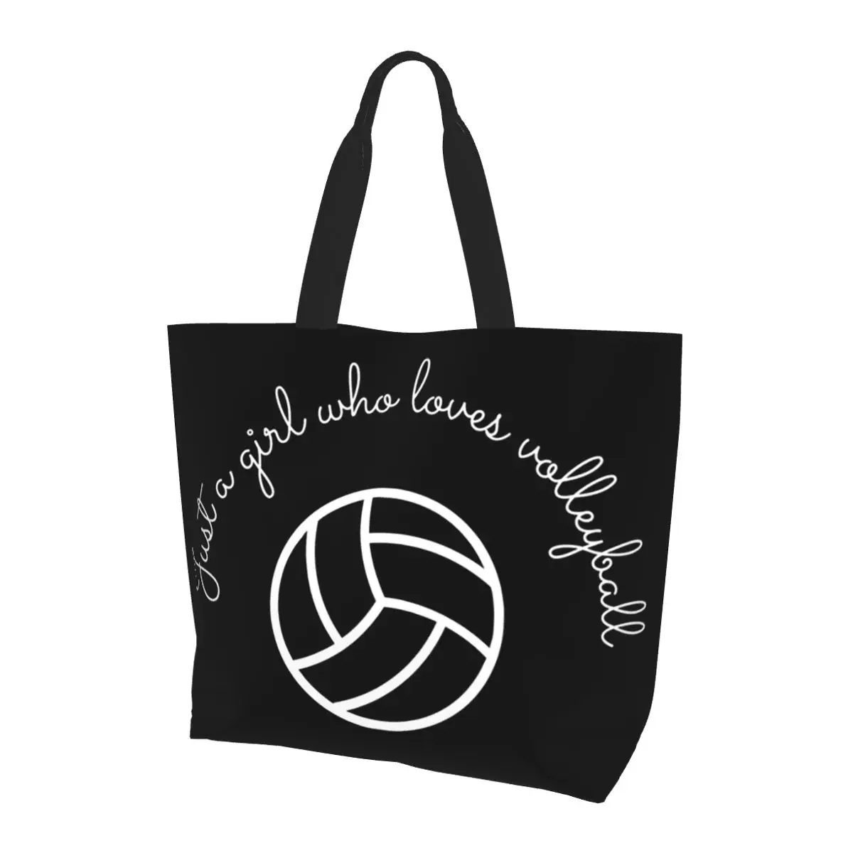 Just A Girl Who Loves Volleyball Shopping Tote Bag Canvas Large Capacity Shoulder Bags Shopper Grocery Handbag for Women
Just A Girl Who Loves Volleyball Shopping Tote Bag Canvas Large Capacity Shoulder Bags Shopper Grocery Handbag for Women